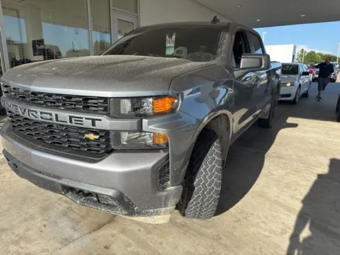 Gray 2021 Chevrolet Silverado 1500 Custom for sale in Broken Arrow, OK