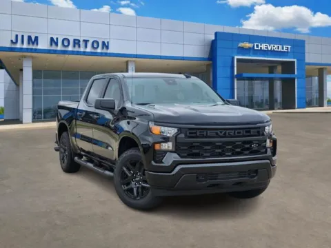 Black 2026 Chevrolet Silverado 1500 Custom for sale in Broken Arrow, OK
