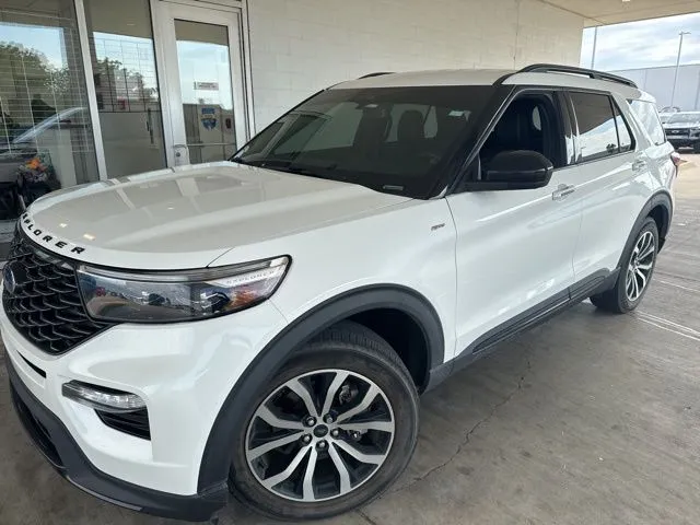 White 2022 Ford Explorer ST-Line for sale in Broken Arrow, OK