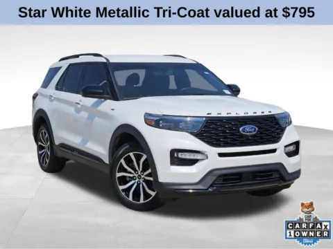 White 2022 Ford Explorer ST-Line for sale in Broken Arrow, OK