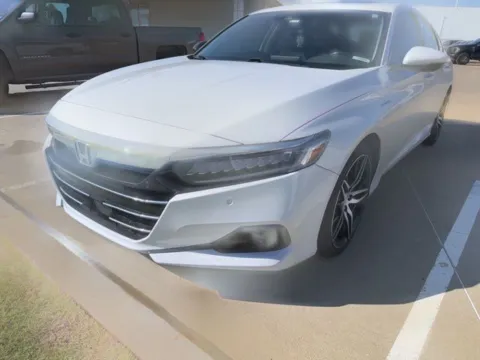 White 2021 Honda Accord Hybrid Touring for sale in Broken Arrow, OK