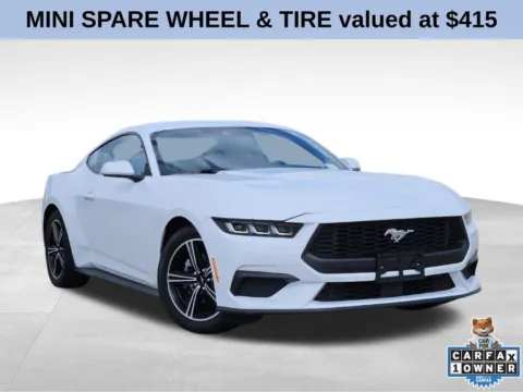 White 2024 Ford Mustang EcoBoost Premium for sale in Broken Arrow, OK
