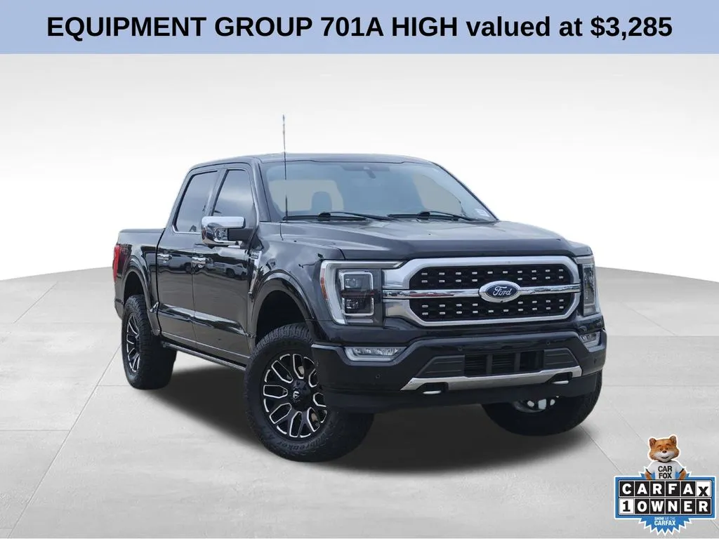 Black 2021 Ford F-150 Platinum for sale in Broken Arrow, OK