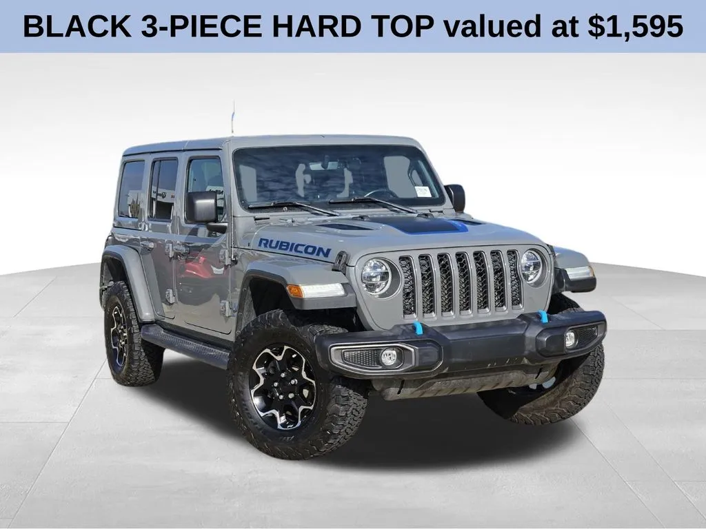 Gray 2021 Jeep Wrangler Unlimited Rubicon 4xe for sale in Broken Arrow, OK