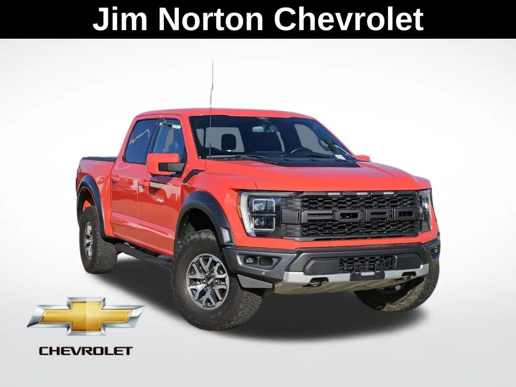 Orange 2022 Ford F-150 Raptor for sale in Broken Arrow, OK