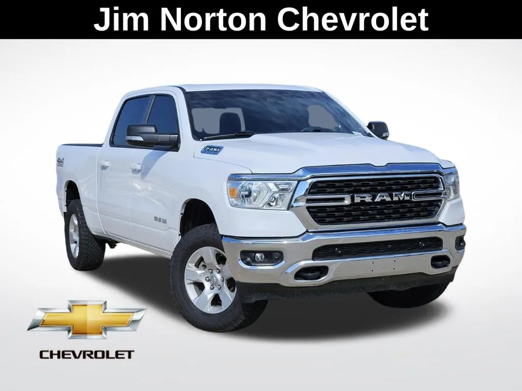 White 2022 Ram 1500 Big Horn/Lone Star for sale in Broken Arrow, OK