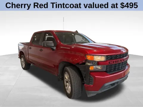 Red 2021 Chevrolet Silverado 1500 Custom for sale in Broken Arrow, OK