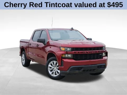 Red 2021 Chevrolet Silverado 1500 Custom for sale in Broken Arrow, OK