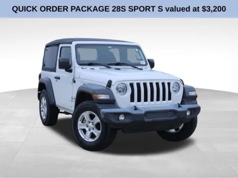 White 2019 Jeep Wrangler Sport S for sale in Broken Arrow, OK