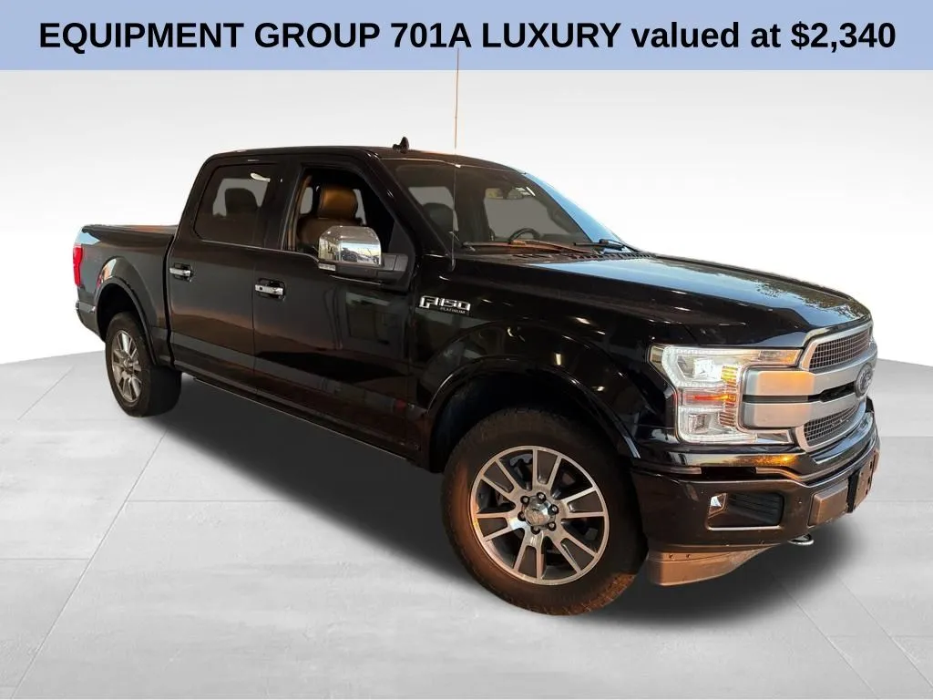 Black 2019 Ford F-150 Platinum for sale in Broken Arrow, OK
