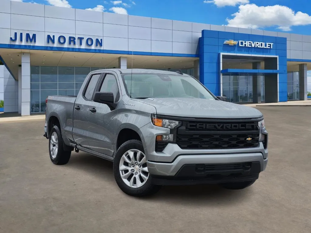 Gray 2026 Chevrolet Silverado 1500 Custom for sale in Broken Arrow, OK