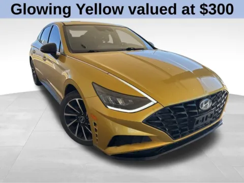 Yellow 2020 Hyundai Sonata SEL Plus for sale in Broken Arrow, OK