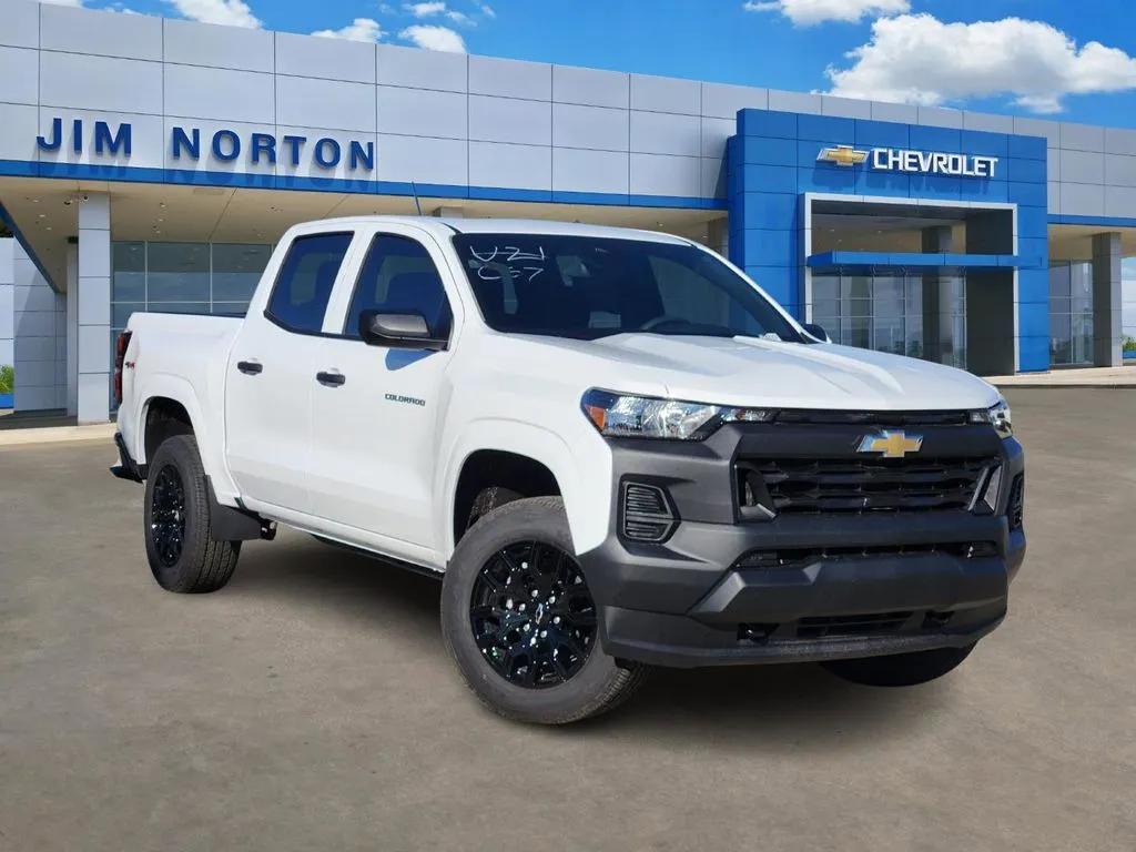 White 2026 Chevrolet Colorado Work Truck for sale in Broken Arrow, OK