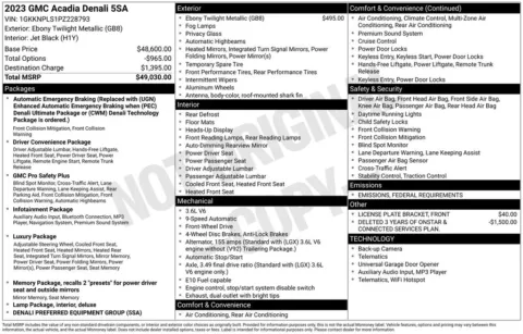 More photos of 2023 GMC Acadia Denali at Jim Norton Chevrolet, OK