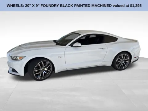 White 2016 Ford Mustang GT Premium for sale in Broken Arrow, OK