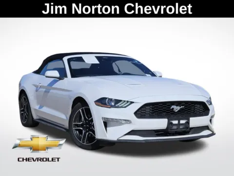 White 2022 Ford Mustang EcoBoost Premium for sale in Broken Arrow, OK