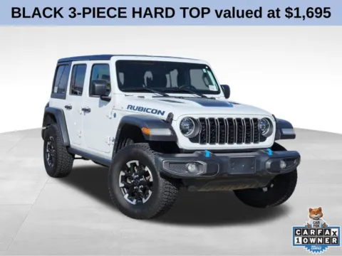White 2024 Jeep Wrangler Rubicon 4xe for sale in Broken Arrow, OK