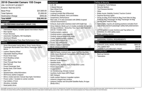 More photos of 2018 Chevrolet Camaro SS at Jim Norton Chevrolet, OK