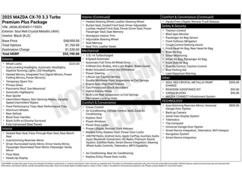 Photos of 2025 Mazda CX-70 3.3 Turbo Premium Plus for sale in Tulsa, OK at Jim Norton T-Town Chevrolet