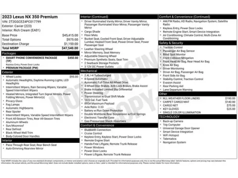 Another view of 2023 Lexus NX 350 Premium for sale in Tulsa, OK at Jim Norton T-Town Chevrolet