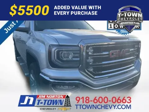 Silver 2018 GMC Sierra 1500 SLT for sale in Tulsa, OK