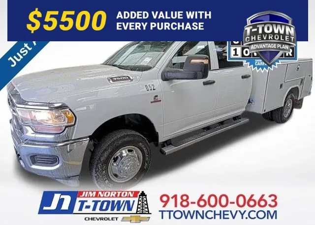 White 2024 Ram 3500 Tradesman for sale in Tulsa, OK