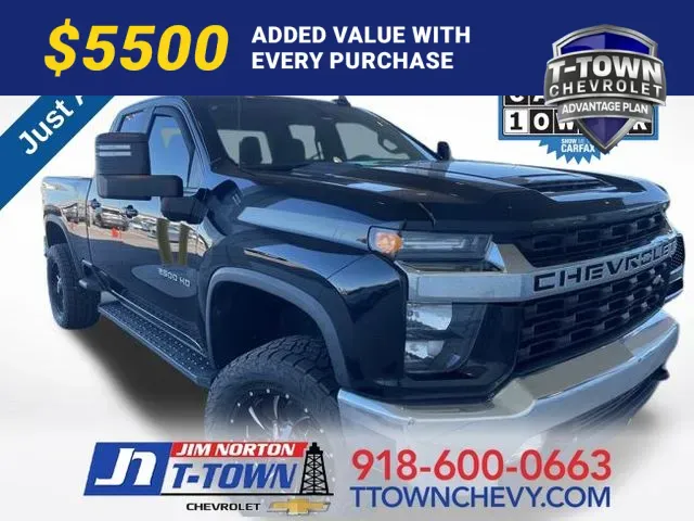 Black 2022 Chevrolet Silverado 2500HD LT for sale in Tulsa, OK