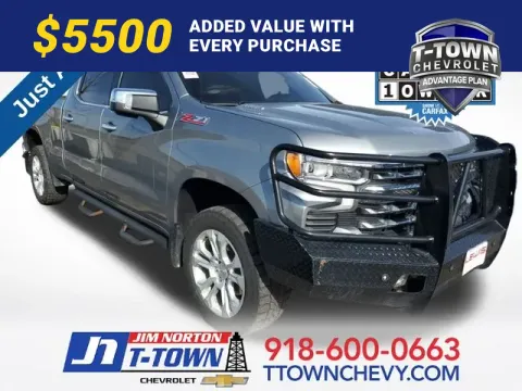 Gray 2024 Chevrolet Silverado 1500 LTZ for sale in Tulsa, OK