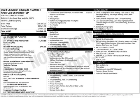 Another view of 2024 Chevrolet Silverado 1500 RST for sale in Tulsa, OK at Jim Norton T-Town Chevrolet