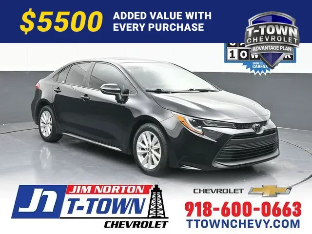 Black 2023 Toyota Corolla LE for sale in Tulsa, OK