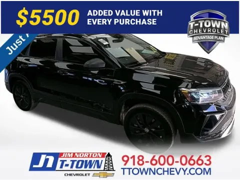 Black 2023 Volkswagen Taos 1.5T S for sale in Tulsa, OK
