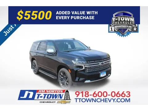Black 2023 Chevrolet Tahoe Premier for sale in Tulsa, OK