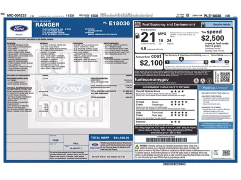 Another view of 2023 Ford Ranger XLT for sale in Tulsa, OK at Jim Norton T-Town Chevrolet