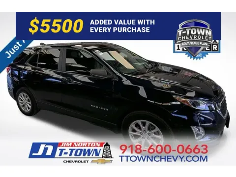 Blue 2021 Chevrolet Equinox LS for sale in Tulsa, OK