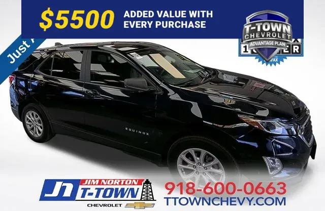 Blue 2021 Chevrolet Equinox LS for sale in Tulsa, OK