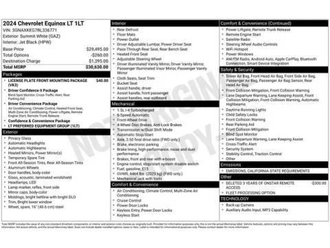 Another view of 2024 Chevrolet Equinox LT for sale in Tulsa, OK at Jim Norton T-Town Chevrolet