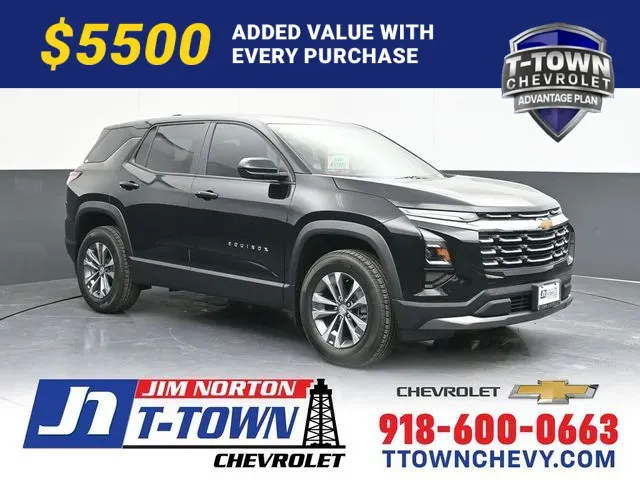 Black 2026 Chevrolet Equinox LT for sale in Tulsa, OK