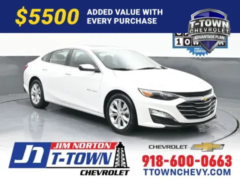 White 2024 Chevrolet Malibu LT for sale in Tulsa, OK