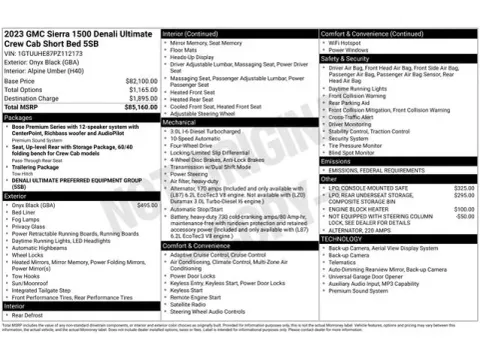 Another view of 2023 GMC Sierra 1500 Denali Ultimate for sale in Tulsa, OK at Jim Norton T-Town Chevrolet