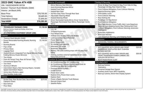 Another view of 2023 GMC Yukon AT4 for sale in Tulsa, OK at Jim Norton T-Town Chevrolet