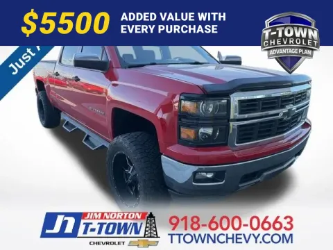 Red 2014 Chevrolet Silverado 1500 LT for sale in Tulsa, OK