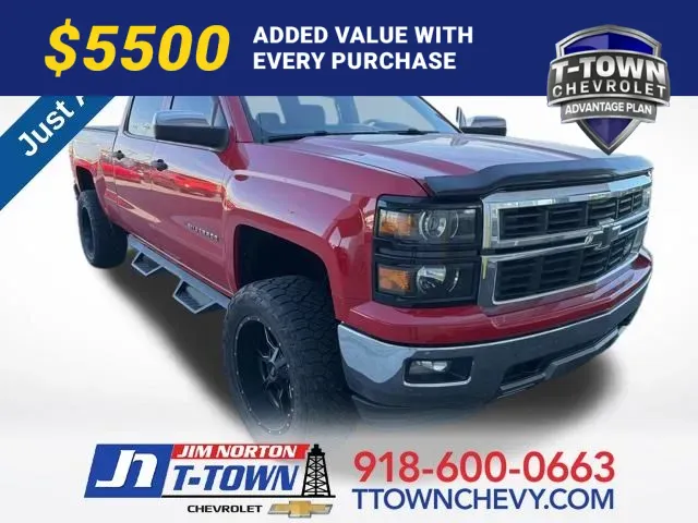 Red 2014 Chevrolet Silverado 1500 LT for sale in Tulsa, OK