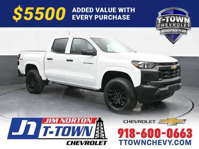 White 2026 Chevrolet Colorado Work Truck for sale in Tulsa, OK