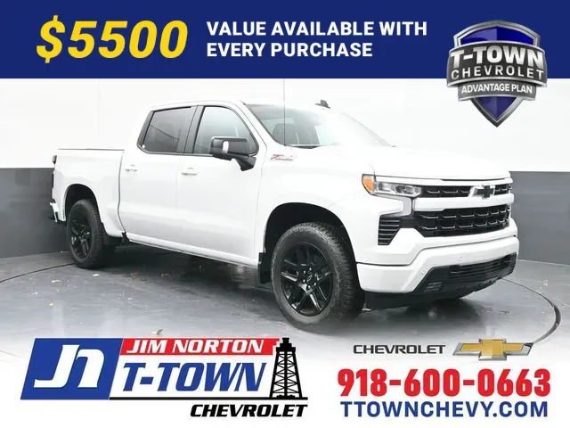 White 2026 Chevrolet Silverado 1500 RST for sale in Tulsa, OK