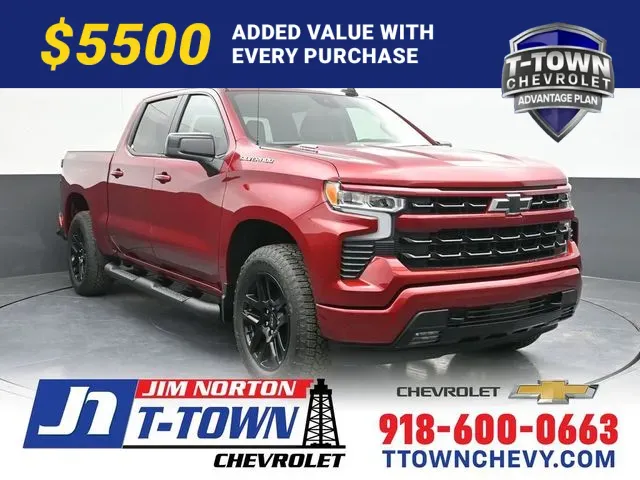 Red 2026 Chevrolet Silverado 1500 RST for sale in Tulsa, OK