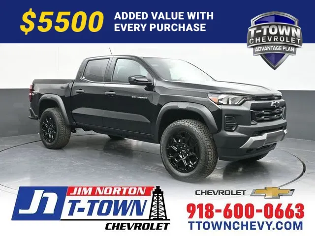 Black 2026 Chevrolet Colorado Trail Boss for sale in Tulsa, OK