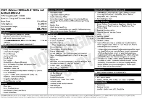 Photos of 2022 Chevrolet Colorado LT for sale in Tulsa, OK at Jim Norton T-Town Chevrolet