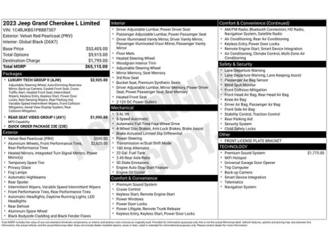 Another view of 2023 Jeep Grand Cherokee L Limited for sale in Tulsa, OK at Jim Norton T-Town Chevrolet