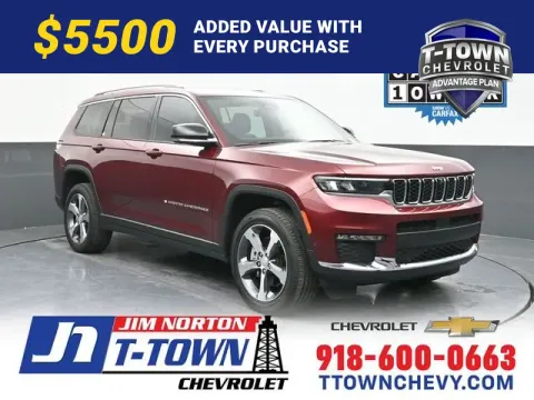 Red 2023 Jeep Grand Cherokee L Limited for sale in Tulsa, OK