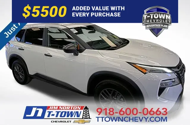 White 2024 Nissan Rogue S for sale in Tulsa, OK